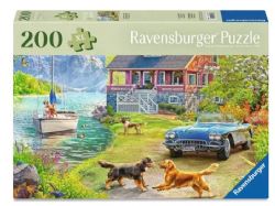 RAVENSBURGER CASSE-TÊTE 200 PIÈCES XL - MAISON D'ÉTÉ AU BORD DU LAC #12001370